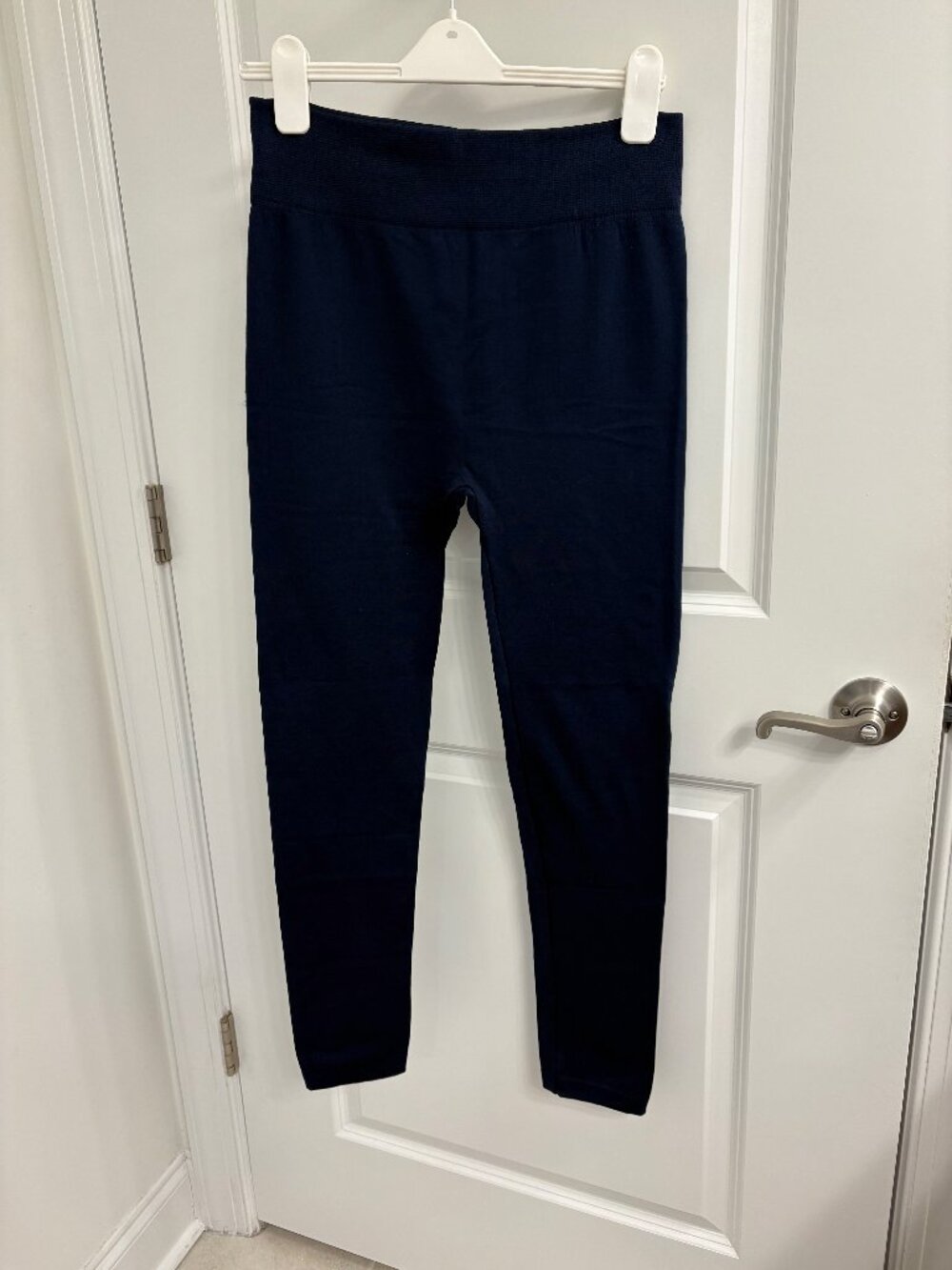 Conceited. Navy Blue Fleece Lined No Size Leggings